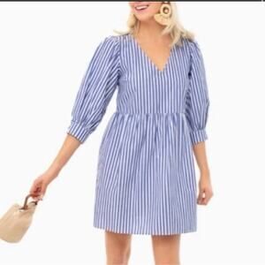 tuckernuck pomander place Lizzie Blue white Stripe Dress XS